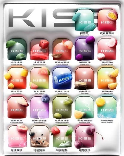 限時活動-【KISS煙彈】 kis5號凱斯5號一代煙彈 任選15顆送1隻1代kis5號主機隨意顏色  最低3入組 壹灣現貨 （單顆包裝）