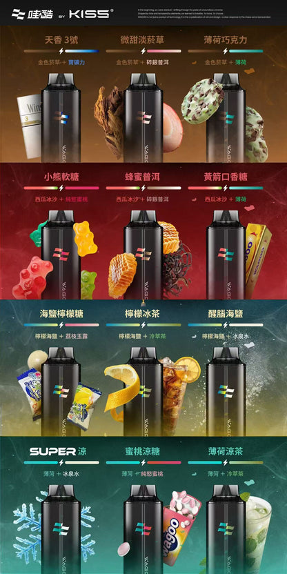 哇酷6500口拋棄式 (KIS高端子品牌）-新品上市