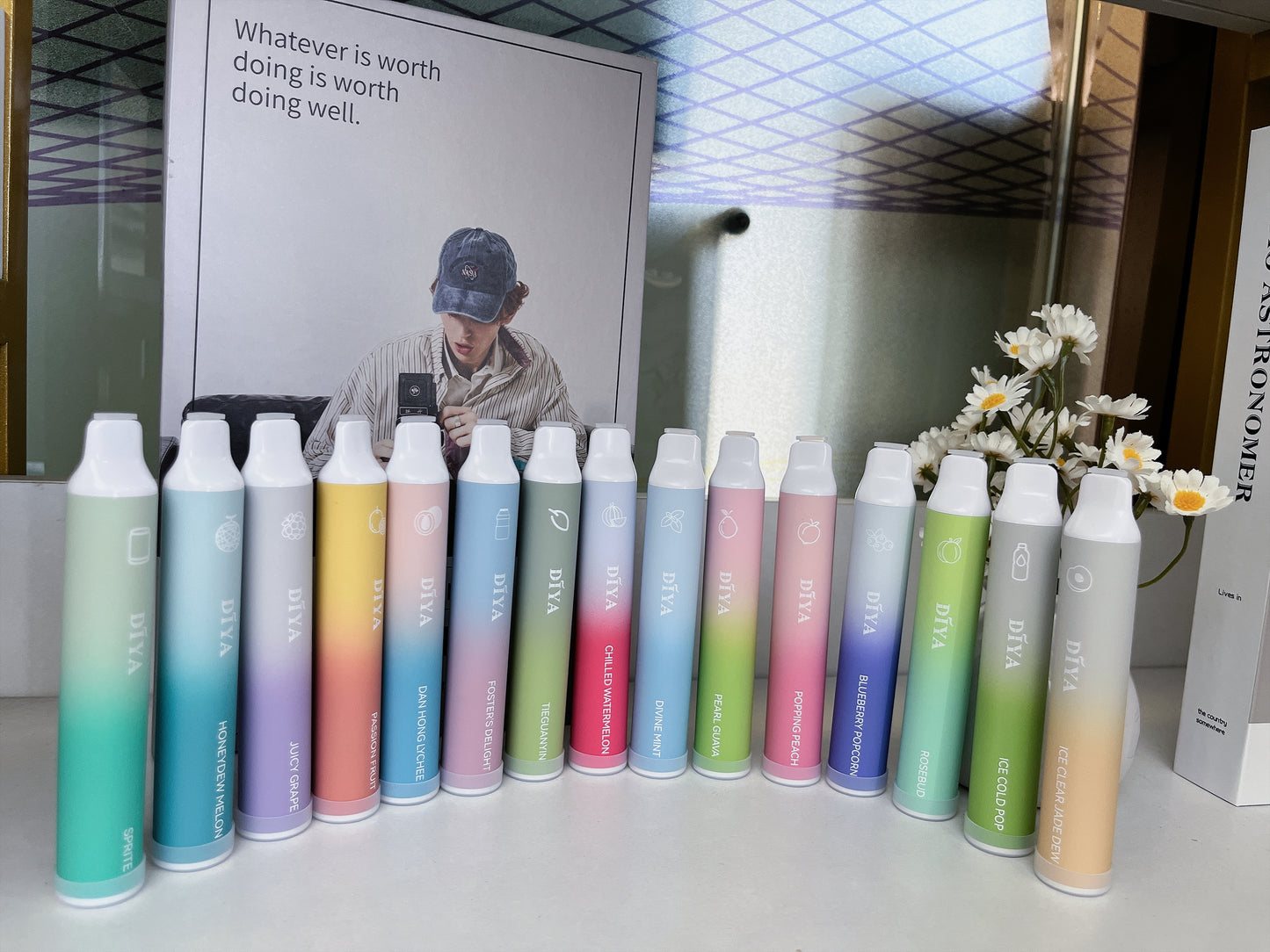 新品上市-DIYA叮啞7500口拋棄式/一次性電子煙 台灣現貨