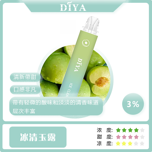 新品上市-DIYA叮啞7500口拋棄式/一次性電子煙 台灣現貨