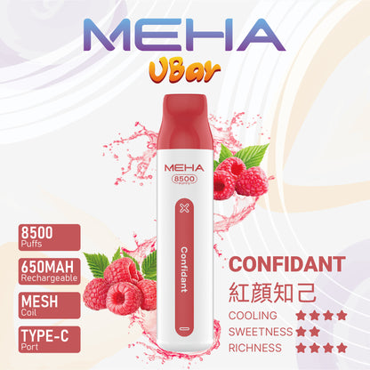 新品上市-MEHA魅嗨8500口拋棄式/一次性電子煙