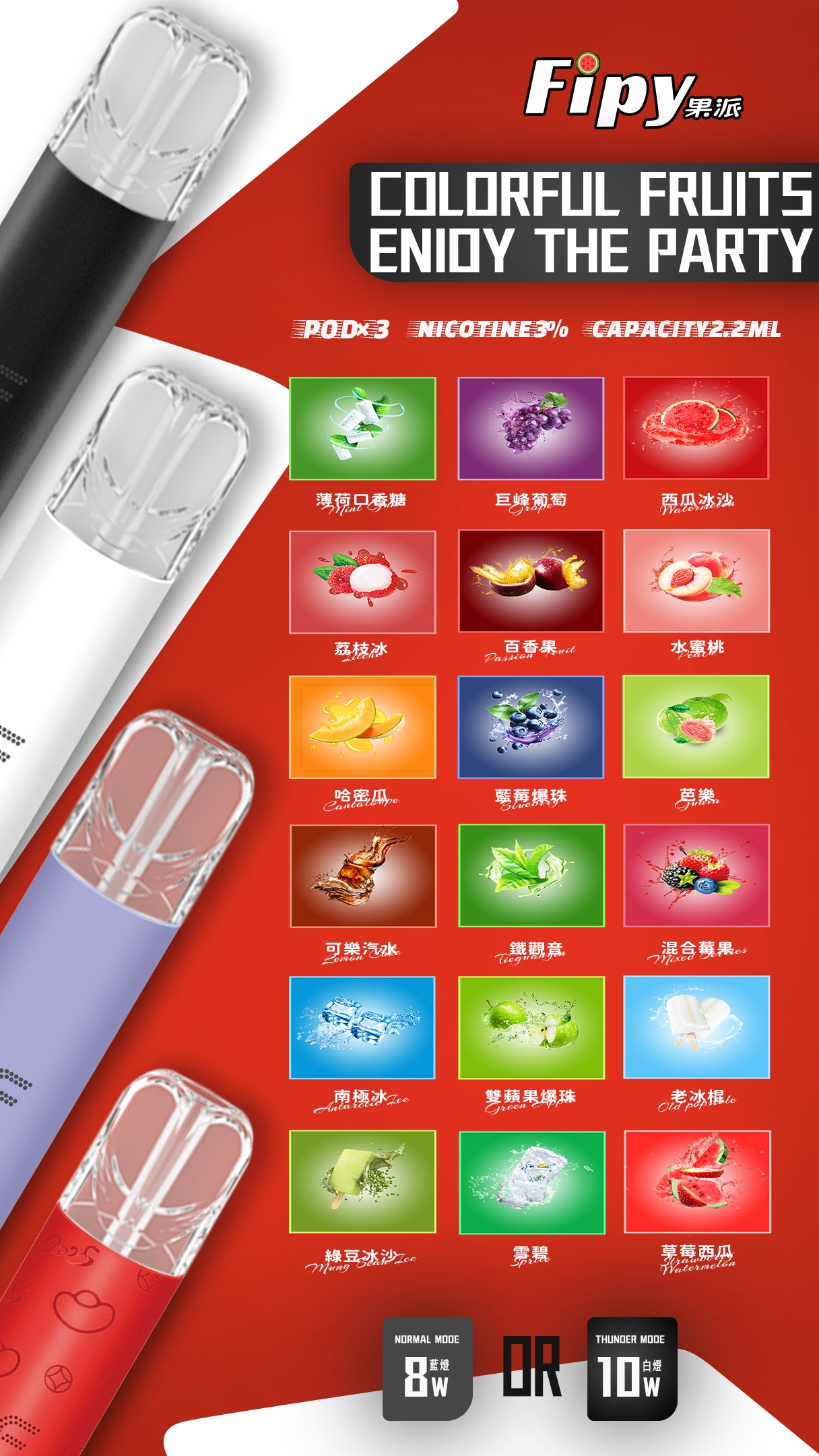 限時活動-【FIPY果派】果派一代煙彈 買3盒送1盒隨機口味/買5盒送一隻fipy普通主機/通配sp2s/lana等一代主機