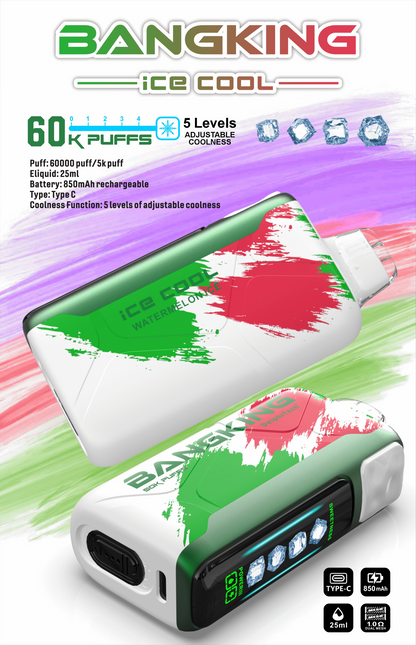 Bang king 60000口-5檔可調冰度 一次性拋棄式/一次性電子煙-新品上市