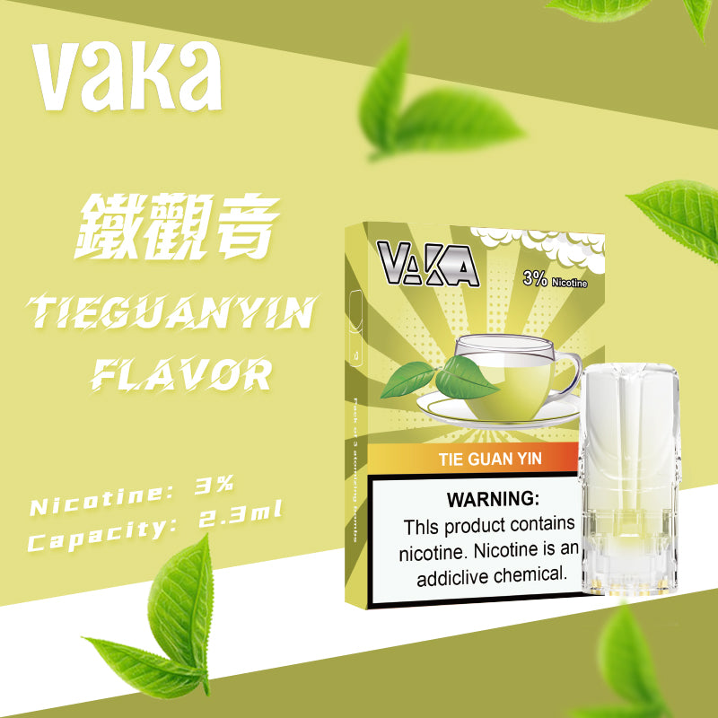 限時活動-【vaka一代煙彈】購買5盒送VAKA煙蛋1盒 /購買10盒送VAKA主機一隻或者煙彈1盒，通配一代relx/sp2一代主機