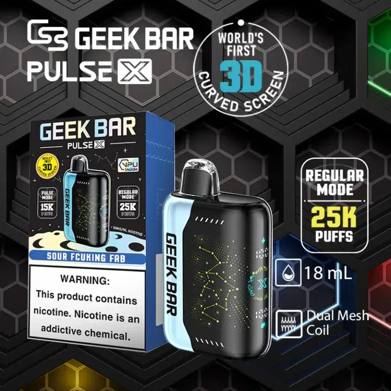 GEEK BAR Pulse X 25000 Puffs 拋棄式霧化棒/一次性電子煙