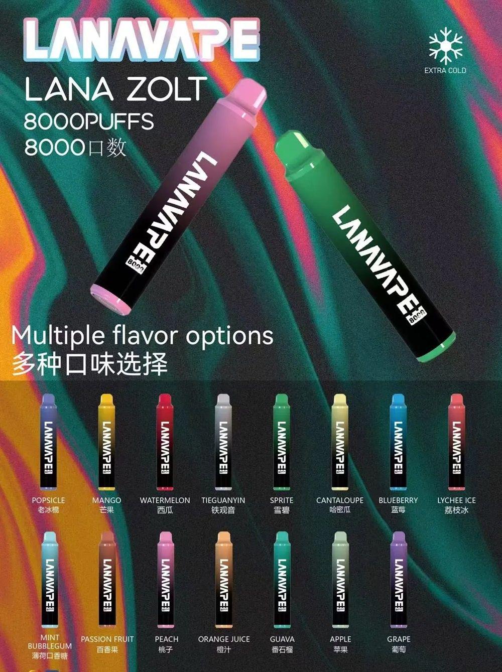 LANA拋棄式8000口 壹灣現貨