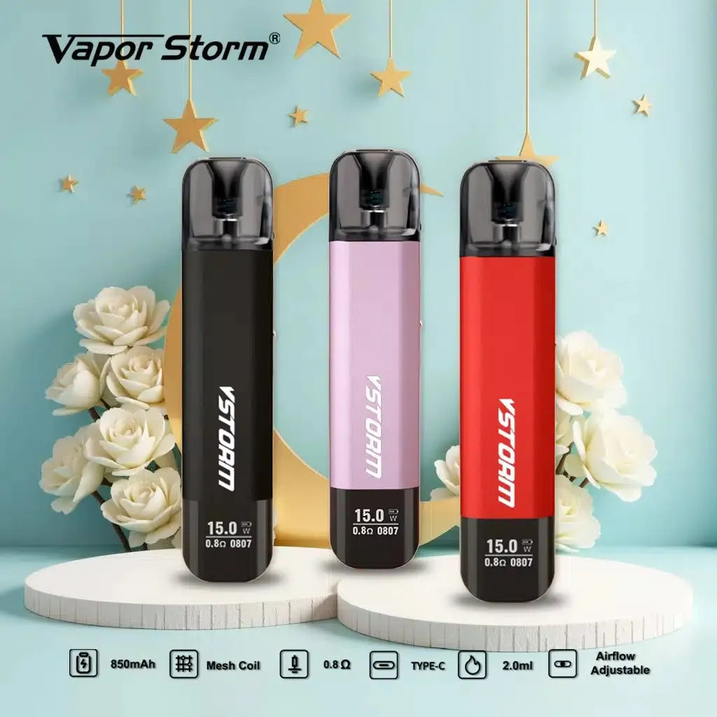 Vapor M4 電子煙主機｜開放式注油 Pod 持久續航/專用空彈（一盒3顆）現貨供應